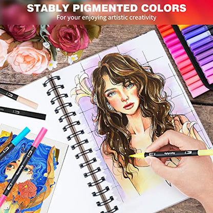 Dual Brush Pens (100 Count)