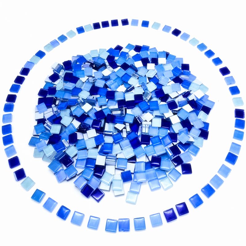 500G 1.1LB Bulk Crystal Mosaic Tiles (17.6 Ounce)
