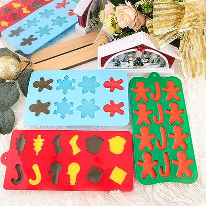 Christmas Silicone Molds Christmas Chocolate Molds Candy Molds for Baking Sweet Treats