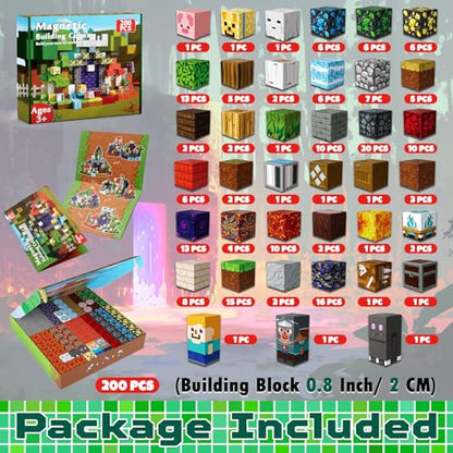 200PCS Magnetic Blocks