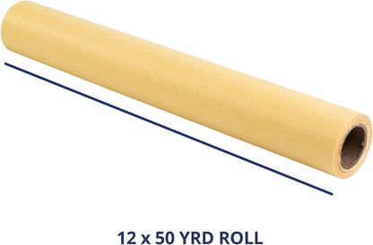Pacific Arc Tracing Paper Roll, Yellow, 12 Inch x 50 Yard Roll