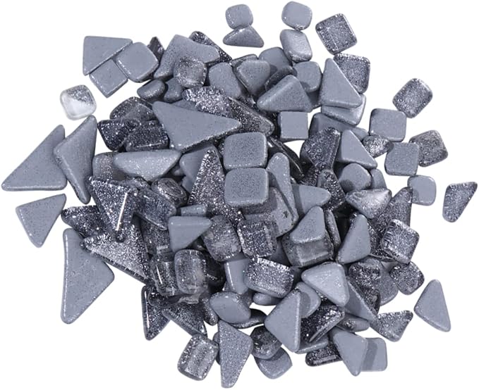 DIY Crystal Glass Irregular Tiles Supplies Craft Gem Stones