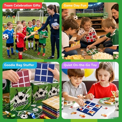 30 Pack Soccer Tic Tac Toe Party Favors (30 Count)