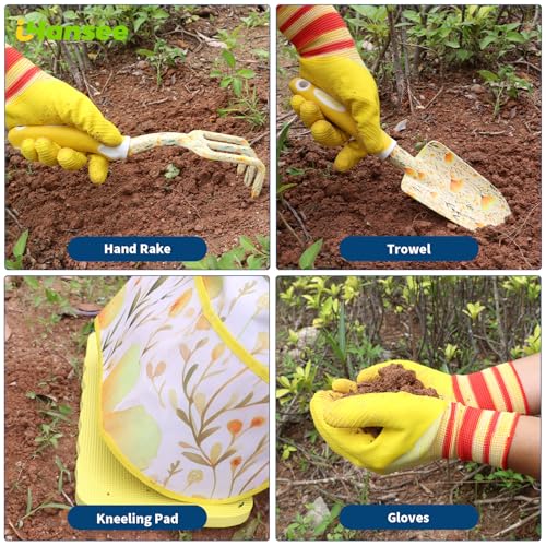 Yellow Garden Tools Set 10 Pieces (10 Count)