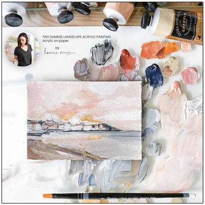 Charvin Extra Fine Professional Artist Acrylic Paint Colors, Nature Themed Hues, 150ml Red Ochre