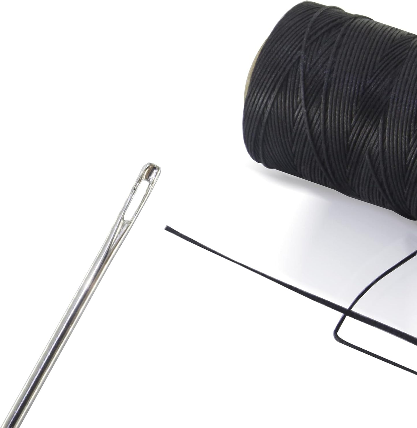 12" Upholstery Large Eye Long Needle Apply to Home or Work Hand Sewing Tapestry Embroidery (12 inch + 2 Leather)