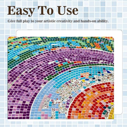 36" x 118" Mosaic Mesh for for Back Mounted Tile with Gloves