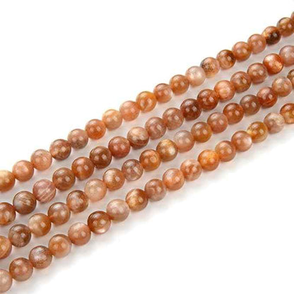70pcs Adabele Natural Multi Colors Sunstone Healing Gemstone 10mm Round Loose Beads Gem Stone Spacer for DIY Craft Jewelry Making GE9-10