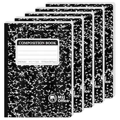 Marble Composition Notebooks (5 Count)