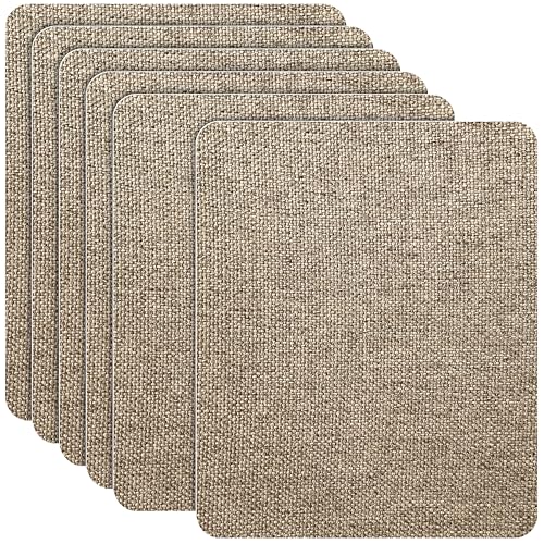 Coarse Linen Repair Patches (6 Count)