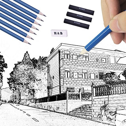 33 Pieces Drawing Pencils Set