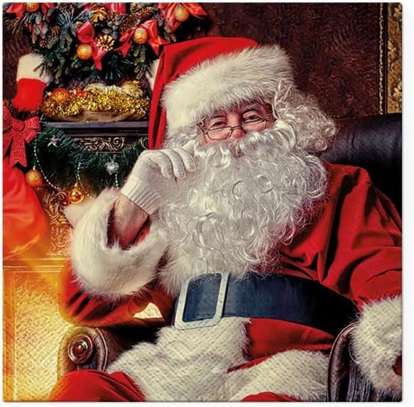 20 ct 13x13 Christmas Paper Decoupage Napkins (20 Count)