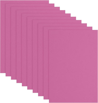 uxcell 10 Pcs Rose Red EVA A4 Foam Sheets Crafts, 12 x 8 Inch Foam Paper for DIY Crafts Project Classroom Scrapbook Art Cards Home Office Decoration (2mm Thick)