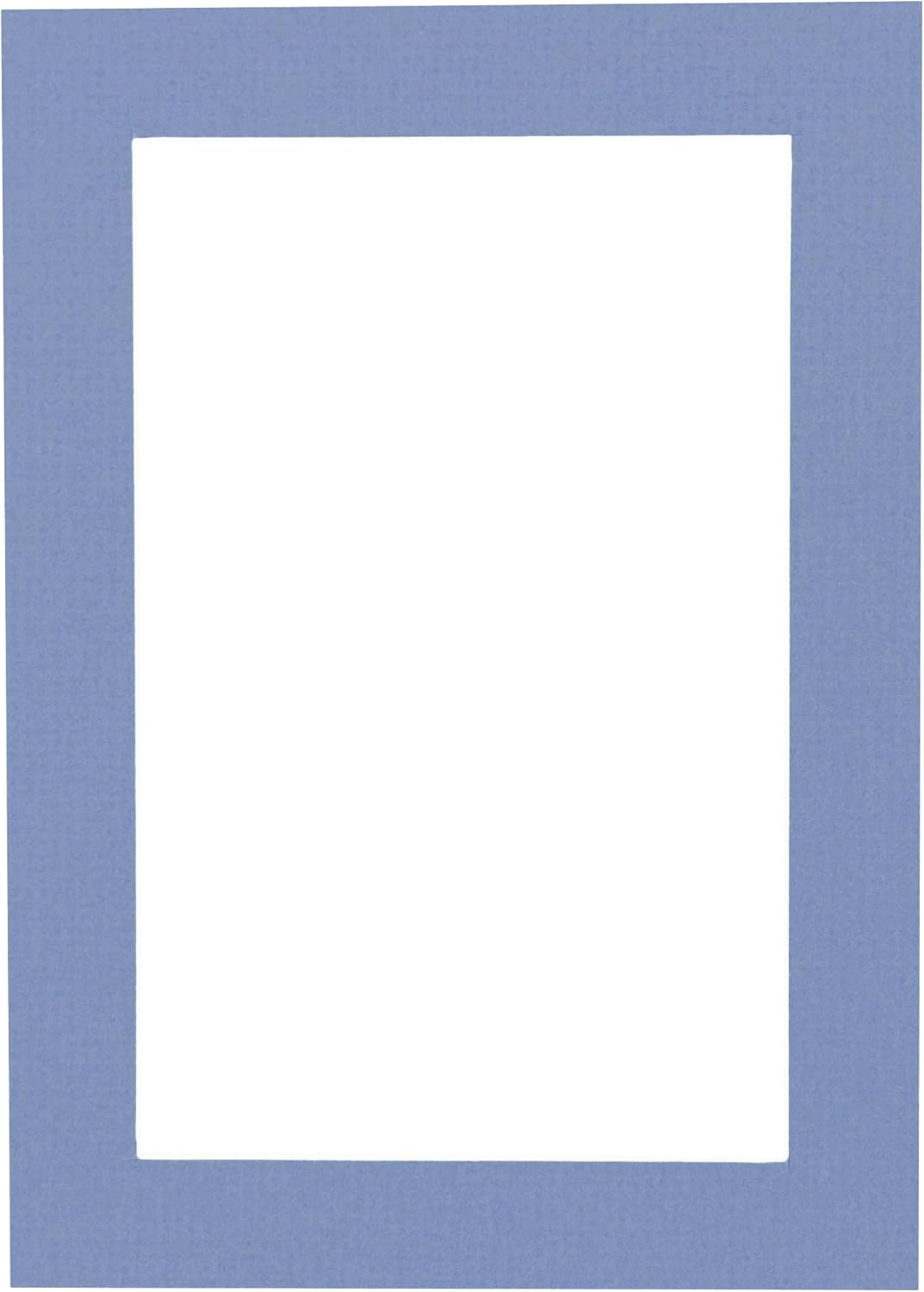 Pack of Ten Acid Free 11x14 Mats Bevel Cut for 8.5x11 Photos - Brittany Blue Precut Matboards With Backing Boards and Self Seal Photo Mat Bags For Pictures, Photos, Framing - 4-ply Thickness