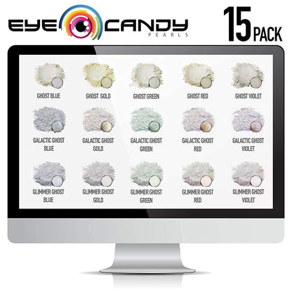 Eye Candy Premium Mica Powder Pigment “Ghost Red” (25g) Multipurpose DIY Arts and Crafts Additive | Woodworking, Natural Bath Bombs, Resin, Paint, Epoxy, Soap, Nail Polish, Lip Balm (Ghost Red, 25G)