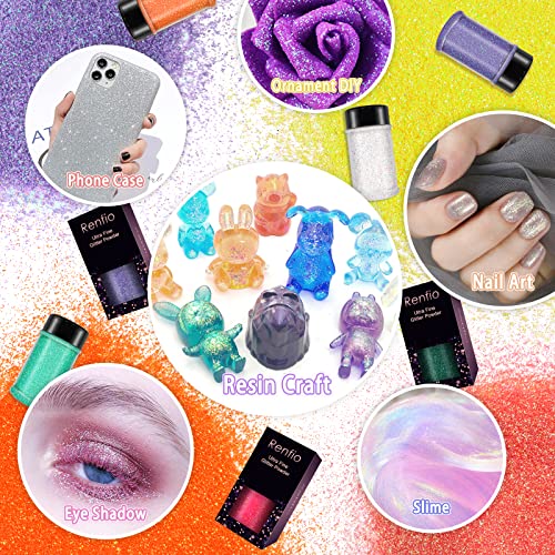 Iridescent Ultra Fine Glitter Powder Resin Supplies Glitters