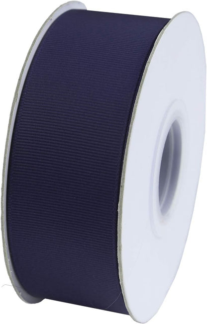 ITIsparkle 11/2" Inch Grosgrain Ribbon 25 Yards-Roll Set for Gift Wrapping Cake Decoration Party Favor Hair Braids Hair Bow Baby Shower Decoration Floral Arrangement Craft Supplies, Navy Ribbon - Crafty Corner