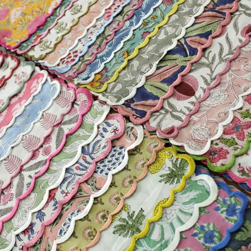 Cloth Napkins 100% Pure Cotton Farmhouse Wedding Dinner Napkins for Halloween (4.2329 Ounce)