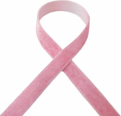 Vintage Pink Velvet Ribbon, 3/8 Inch X 25Yd - Crafty Corner
