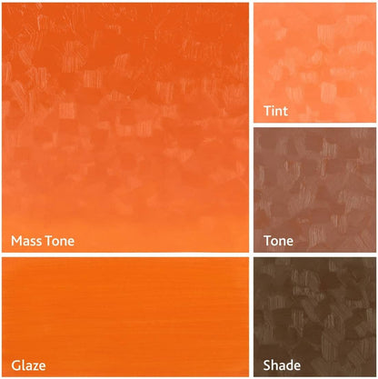 Tusc & Pine Artist Oil Paint - Permanent Orange Medium, 150 ml, Non-Yellowing, Rich & Creamy Consistency, Maximum Pigment Load, Small Batch Milled Oil Paints Made in the USA for Professional Artists