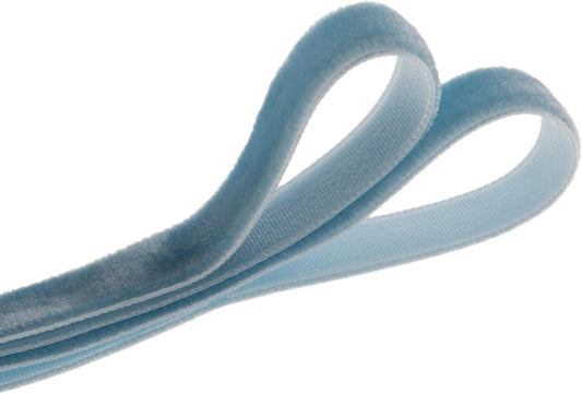 Vintage Dusty Blue Velvet Ribbon Christmas Ribbon for Gift Wrapping Crafts Christmas Tree Ornaments Garland Decorations, 5/8 Inch X 25Yd - Crafty Corner