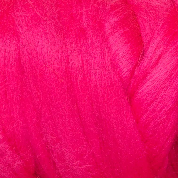 Colored Natural Wool roving