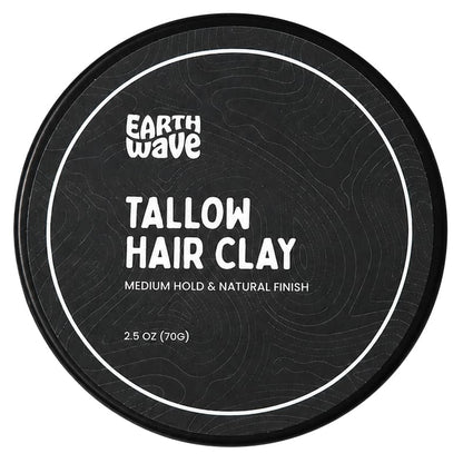 All Natural Tallow Hair Clay for Men & Women (2.5 Ounce)
