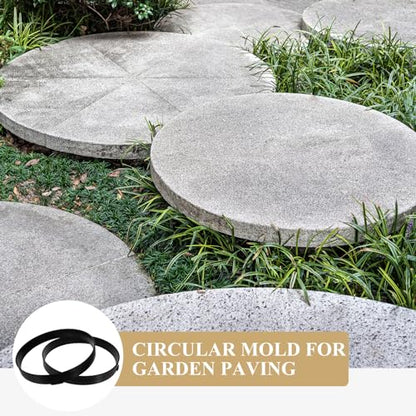 4 Pcs Brick Stone Mold Pathmate Mold Paving Stepping Stones for Garden Walkway Cement Forms Molds Stepping Stone Kit Walkway Paver Mold Stepping Stone Mold Concrete Bricks (4 Count)