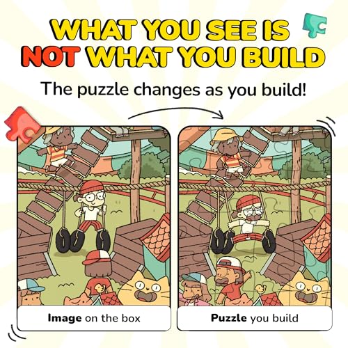 Jigsaw Puzzles 1000 Pieces with Storytelling Comics (1000 Count)