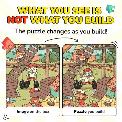 Jigsaw Puzzles 1000 Pieces with Storytelling Comics (1000 Count)