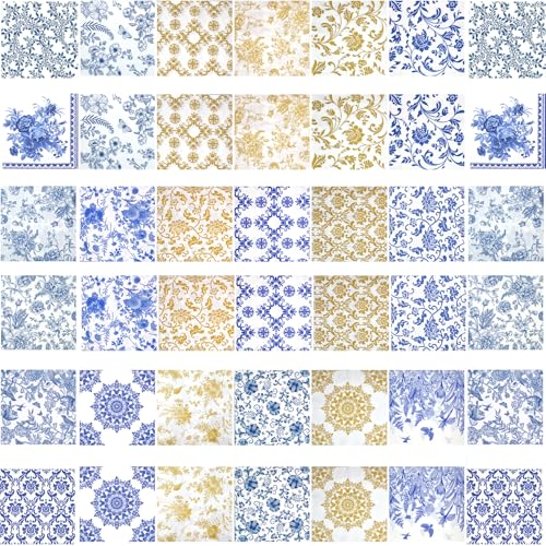 42 Pack Assorted Floral Napkins Decoupage Decorative (42 Count)