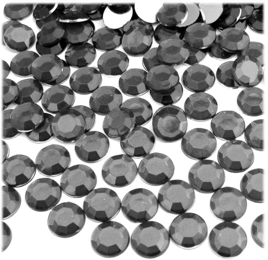 The Crafts Outlet 144pc Loose Flatback Acrylic Rhinestones Round 10mm - Flatback Crystal Clear - Crafty Corner