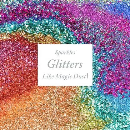 Glitter 48 Colors Fine Glitters for Resin (20 Ounce)