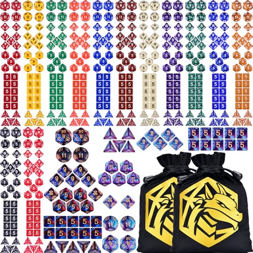 Extended Dice RPG Set (465 Count)
