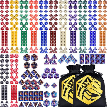 Extended Dice RPG Set (465 Count)