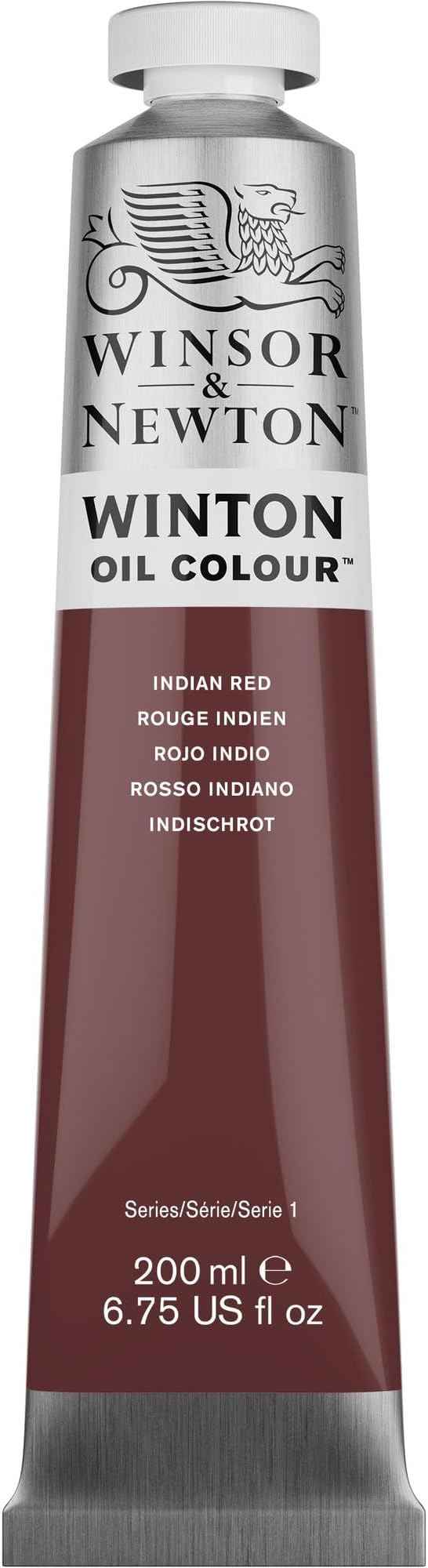 Winsor & Newton Winton Oil Color, 200ml (6.75-oz) Tube, Indian Red