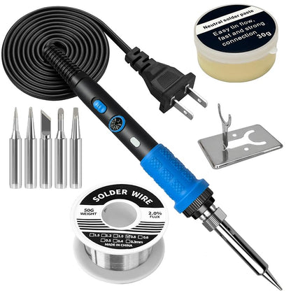 908B Blue 60W Soldering Iron Kit