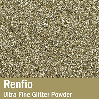 Ultra Fine Glitter Powder Metallic Resin Glitter 2.11 Oz