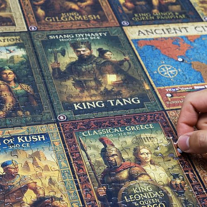 Ancient Civilizations World History Jigsaw Puzzle 1000 Pieces Large Format for 13+