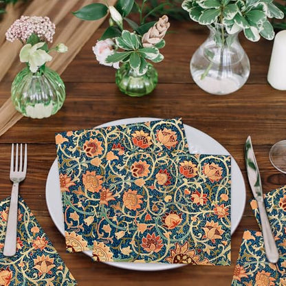 William Morris Cocktail Napkins Floral Vintage for Decoupage (50 Count)