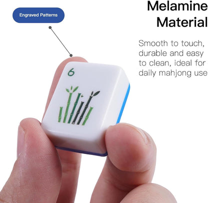 American Mahjong Tile Set (Blue)