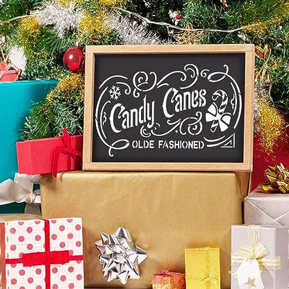10 Pieces Christmas Stencils Reusable (10 Count)