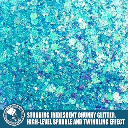 Iridescent Chunky Glitter (5.64 Ounce)
