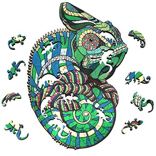 Chameleon Wooden Jigsaw Puzzle