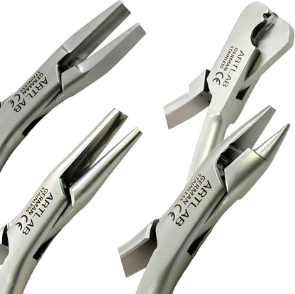 4 Pliers Types for Metal Forming, Wire Bending for Making Loops, Curves, Rings, Angles, Wire Shape Forning Pliers for Crafts, Hobby, and More. - Crafty Corner