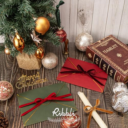 4 Rolls Velvet Ribbon (4 Count)