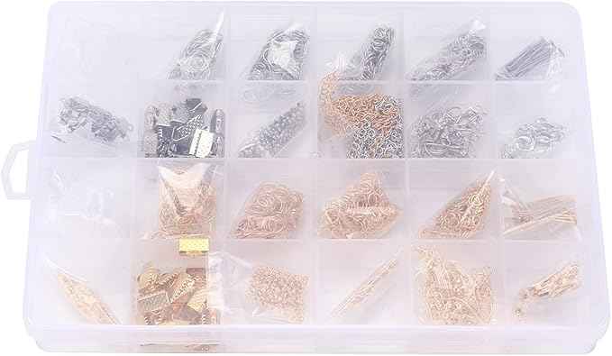 BOWUAI Jewelry Making Set with 3 Pliers, DIY Handicraft Accessories Kit, Open Ring Tool for Necklace Chain and Beaded Jewelry Repair, Includes Storage Bag and 200+ Pieces of Metal Finding