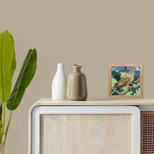 Create a Beautiful Piece of Art with Our Mosaic Tile Craft Kit, Square 7inch (20cm) Falcon