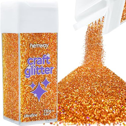 Craft Glitter Shaker Copper Holographic 130g Ultrafine (4.5 Ounce)