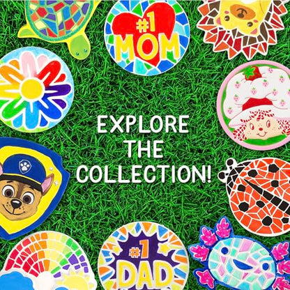 Paint Your Own Ceramic Stepping Stone Kit